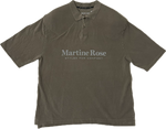 MARTINE ROSE PADDED POLO