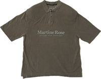 MARTINE ROSE PADDED POLO